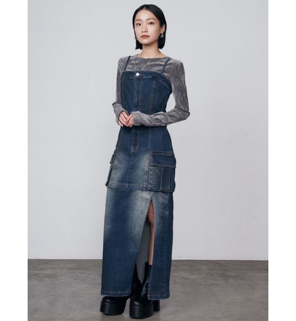 EMODA「2WAY レングスデニムワンピース」|ワンピース|