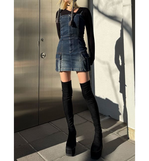 EMODA「2WAY レングスデニムワンピース」|ワンピース|