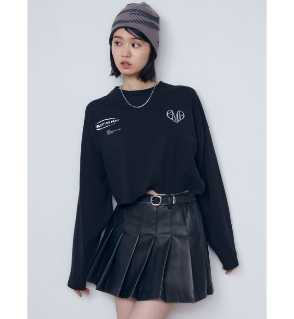 EMODA「マークユニットロングTシャツ」|Tシャツ・カットソー|