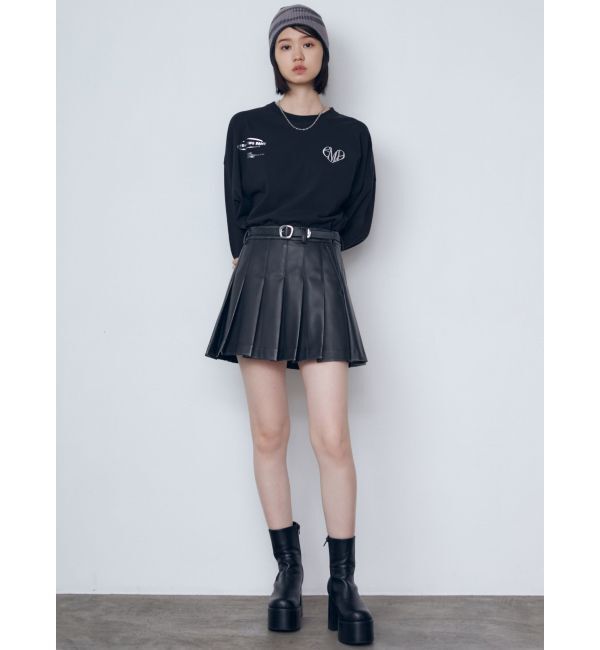 EMODA「マークユニットロングTシャツ」|Tシャツ・カットソー|