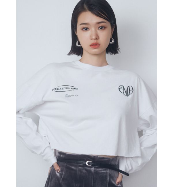 EMODA「マークユニットロングTシャツ」|Tシャツ・カットソー|