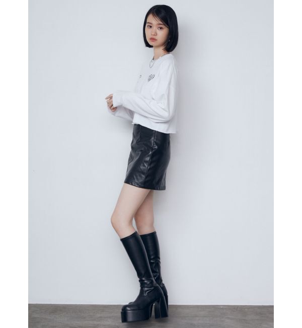 EMODA「マークユニットロングTシャツ」|Tシャツ・カットソー|