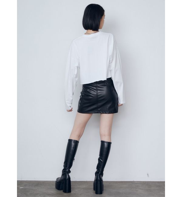 EMODA「マークユニットロングTシャツ」|Tシャツ・カットソー|