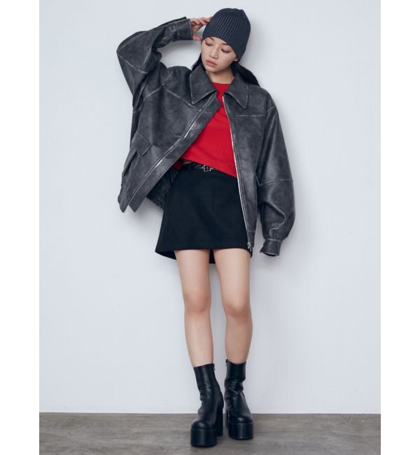 EMODA「マークユニットロングTシャツ」|Tシャツ・カットソー|