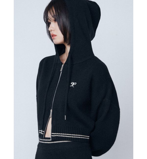 EMODA「チューズニットフードカーディガン」|ニット・セーター|