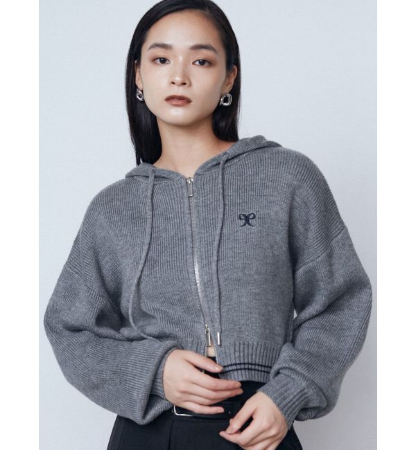 EMODA「チューズニットフードカーディガン」|ニット・セーター|