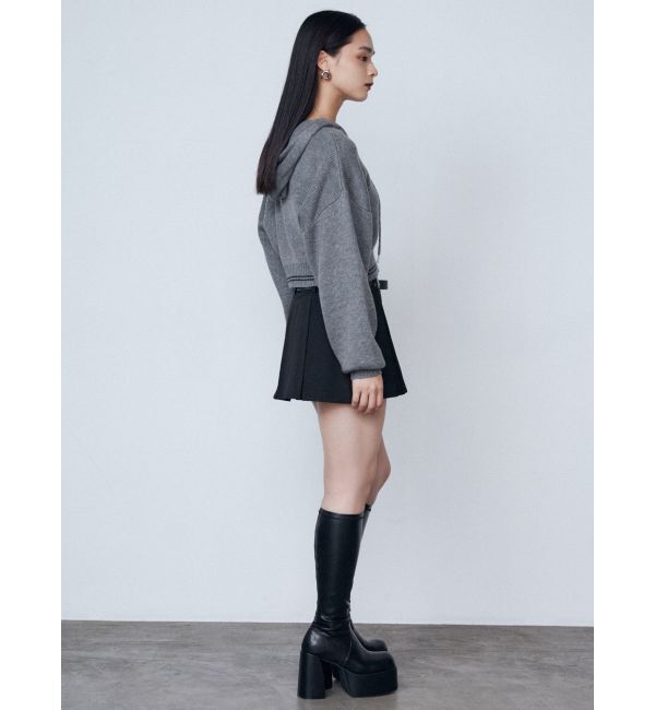 EMODA「チューズニットフードカーディガン」|ニット・セーター|