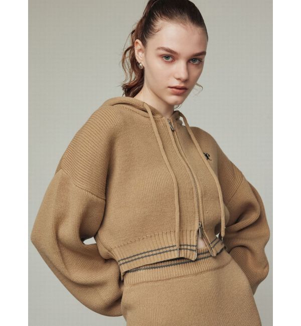 EMODA「チューズニットフードカーディガン」|ニット・セーター|