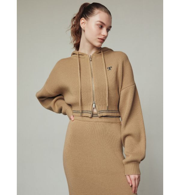 EMODA「チューズニットフードカーディガン」|ニット・セーター|