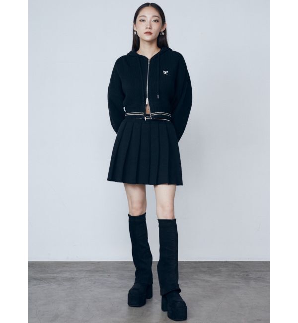 EMODA「チューズニットフードカーディガン」|ニット・セーター|