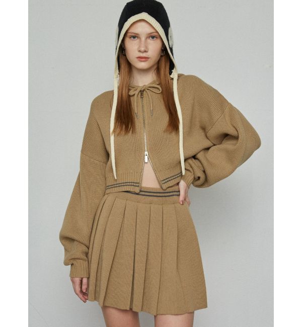 EMODA「チューズニットフードカーディガン」|ニット・セーター|