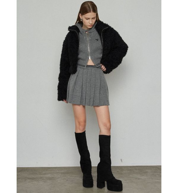 EMODA「チューズニットフードカーディガン」|ニット・セーター|