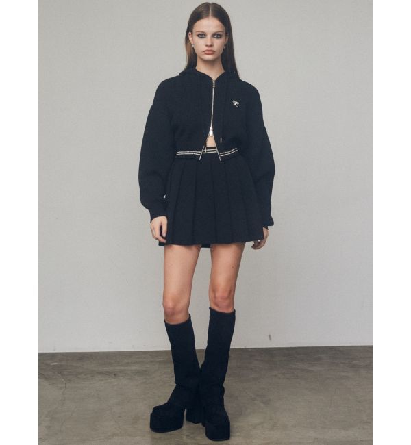 EMODA「チューズニットフードカーディガン」|ニット・セーター|