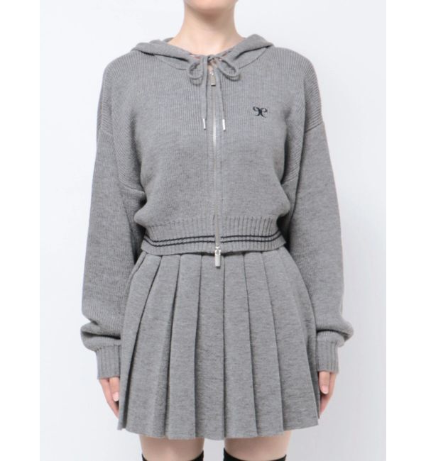 EMODA「チューズニットフードカーディガン」|ニット・セーター|