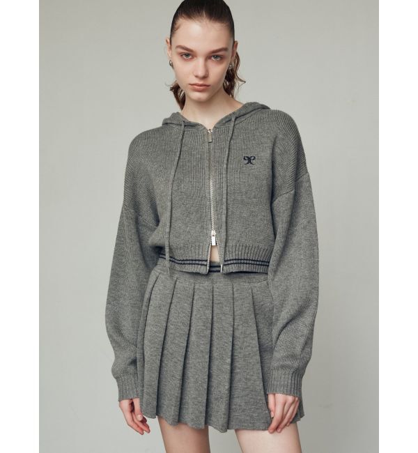 EMODA「チューズニットフードカーディガン」|ニット・セーター|