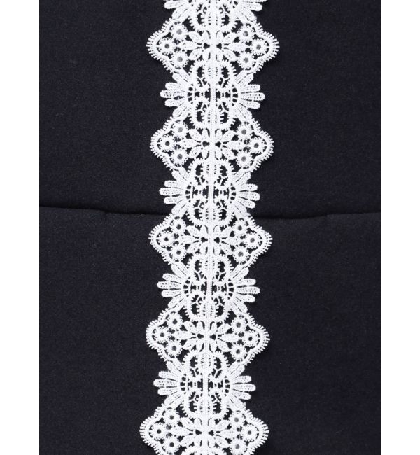 MERCURYDUO「バイカラーレースミニワンピース」|ワンピース|