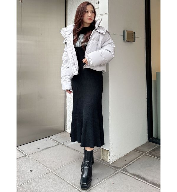 MERCURYDUO「チュールドッキングフレアマーメイドワンピース」|ワンピース|