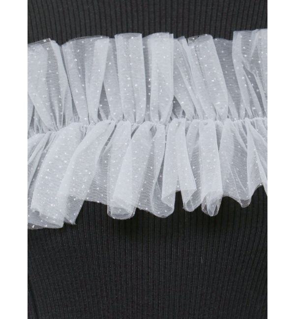 MERCURYDUO「チュールドッキングフレアマーメイドワンピース」|ワンピース|