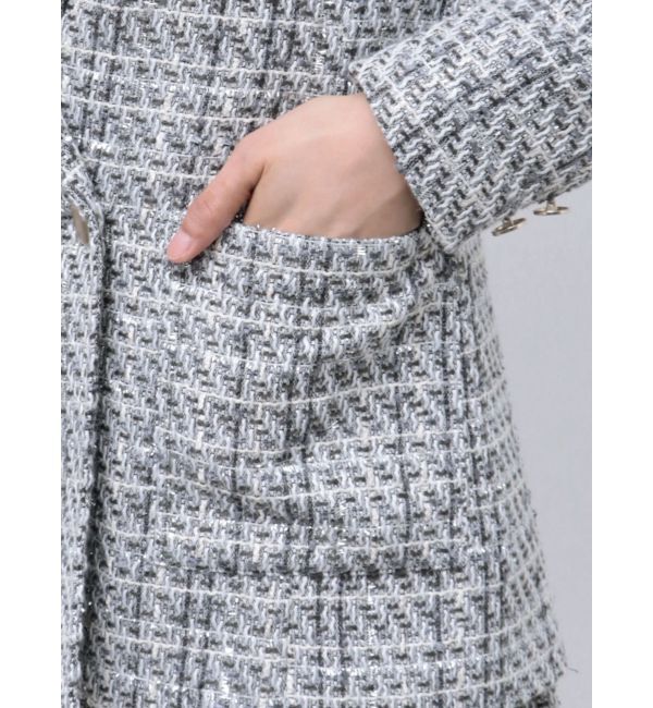 MERCURYDUO「オリジナルツイードテーラードジャケット【セットアップ着用可】」|テーラードジャケット|