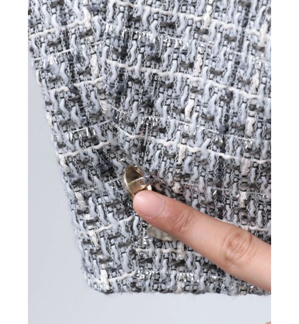 MERCURYDUO「オリジナルツイードテーラードジャケット【セットアップ着用可】」|テーラードジャケット|