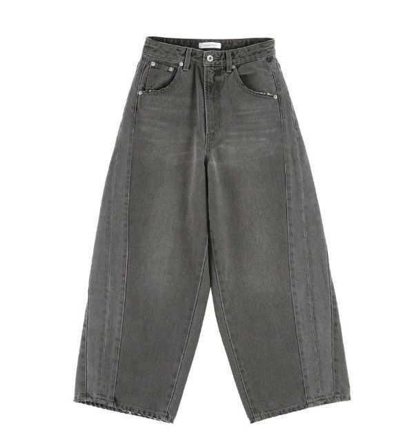 MERCURYDUO「【OUNNOUN】バレルレッグデニム」|その他|グレー
