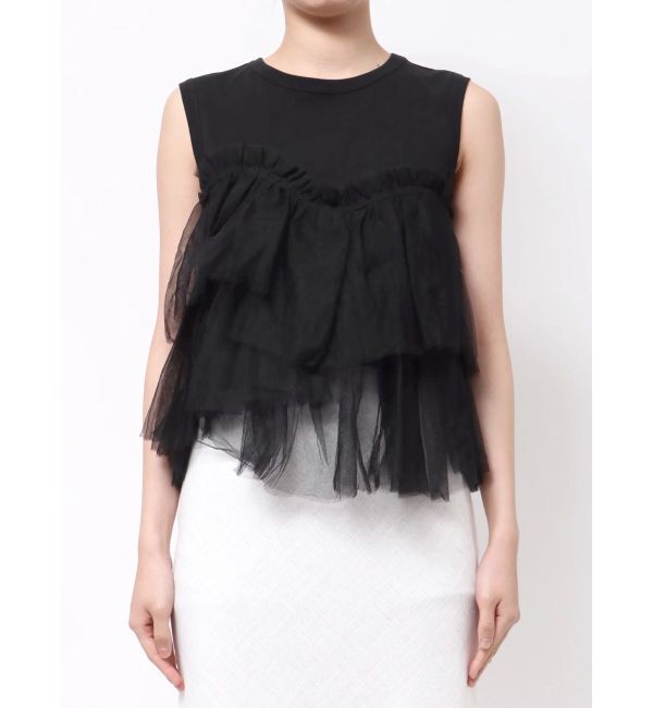 MERCURYDUO「【OUNNOUN】デザインペプラムタンクトップ」|タンクトップ|