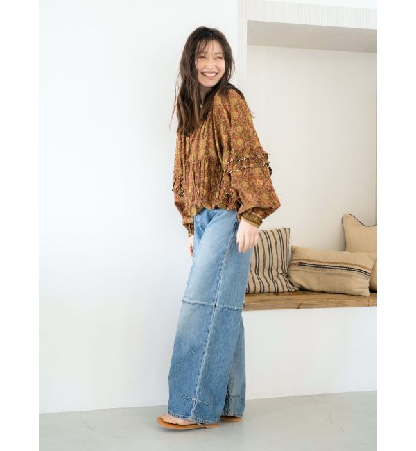 Ungrid「ビーズデザインスリーブボリュームブラウス」|シャツ・ブラウス|