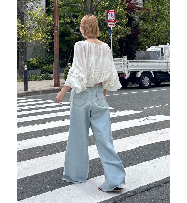 Ungrid「ビーズデザインスリーブボリュームブラウス」|シャツ・ブラウス|