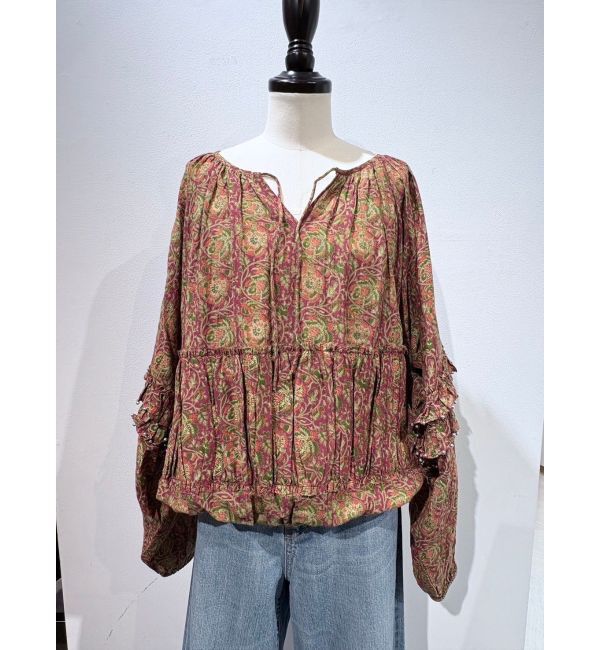 Ungrid「ビーズデザインスリーブボリュームブラウス」|シャツ・ブラウス|