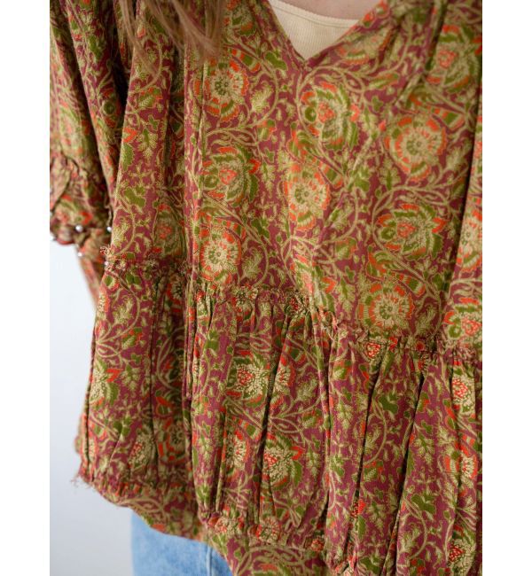 Ungrid「ビーズデザインスリーブボリュームブラウス」|シャツ・ブラウス|