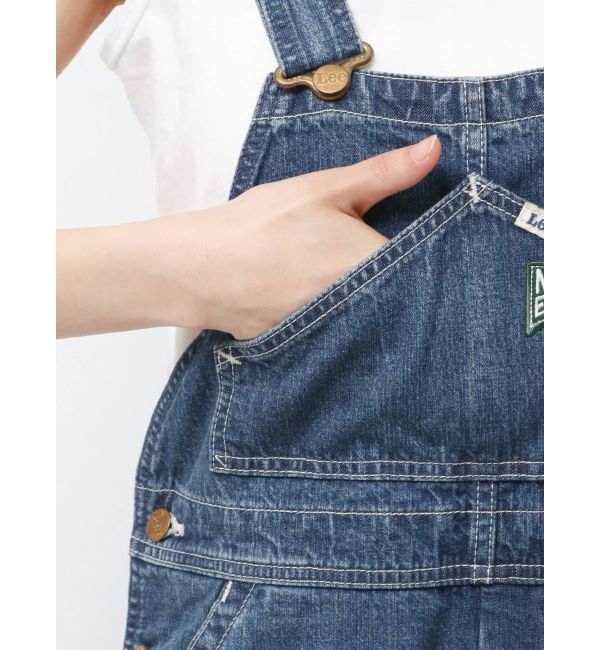 Ungrid「Lee別注 ワッペンデザインデニムサロペット」|オールインワン|