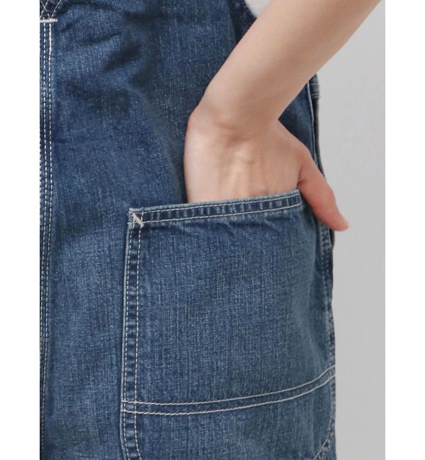 Ungrid「Lee別注 ワッペンデザインデニムサロペット」|オールインワン|