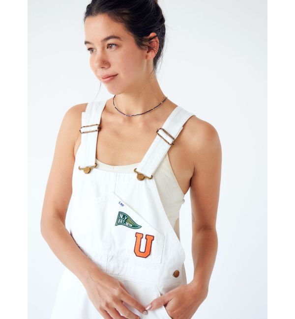 Ungrid「Lee別注 ワッペンデザインデニムサロペット」|オールインワン|