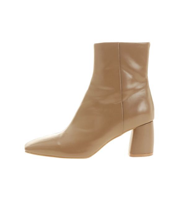 LAGUNAMOON「ミニマルカーブフォルムヒールショートブーツ」|ショートブーツ|