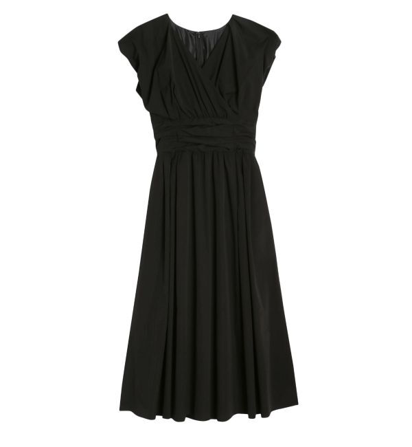 LAGUNAMOON「タックギャザーカシュクールワンピース」|ワンピース|