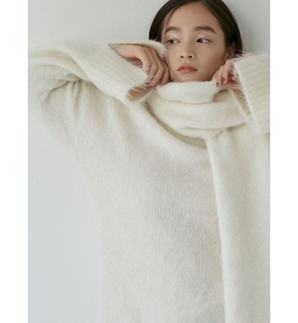 LAGUNAMOON「アルパカシャギーニットストール」|ストール|