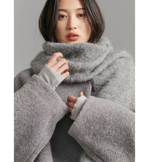 LAGUNAMOON「アルパカシャギーニットストール」|ストール|