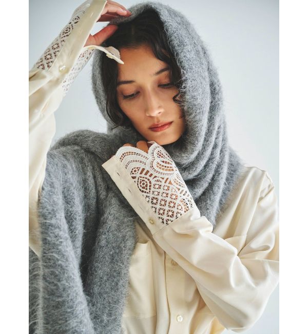 LAGUNAMOON「アルパカシャギーニットストール」|ストール|