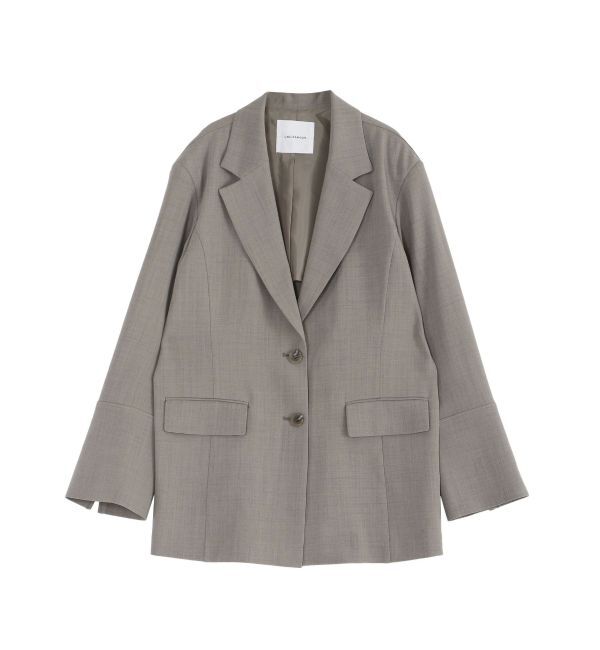 LAGUNAMOON「カフスデザインテーラードジャケット」|テーラードジャケット|グレー