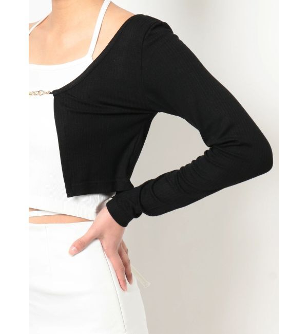 EVRIS「チェーンモチーフアンサンブルトップス」|Tシャツ・カットソー|