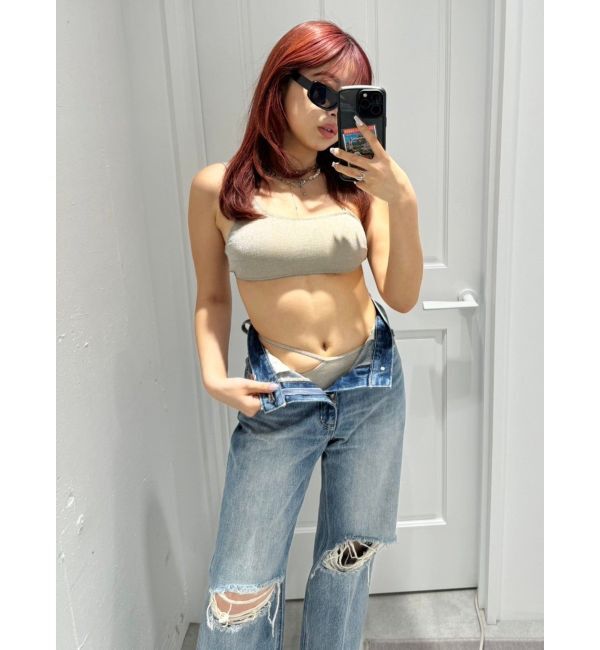 EVRIS「カットアウトラメ Swimwear」|ビキニ|