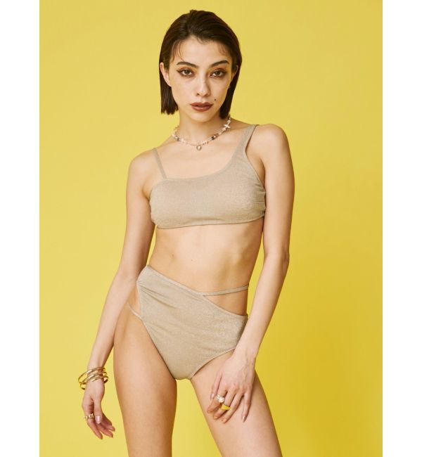EVRIS「カットアウトラメ Swimwear」|ビキニ|