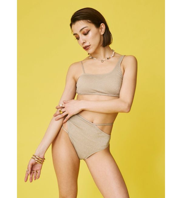 EVRIS「カットアウトラメ Swimwear」|ビキニ|