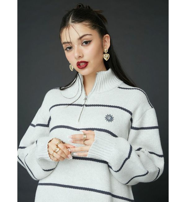 EVRIS「SURFACE HEART MOTIFピアス」|ピアス|