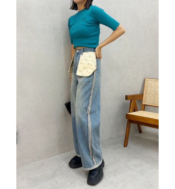 EVRIS「ロゴワンポイントニットトップス」|ニット・セーター|