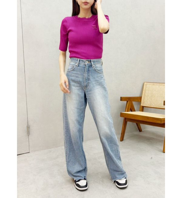 EVRIS「ロゴワンポイントニットトップス」|ニット・セーター|