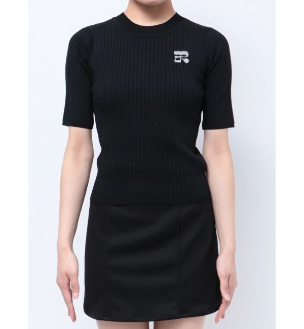 EVRIS「ロゴワンポイントニットトップス」|ニット・セーター|