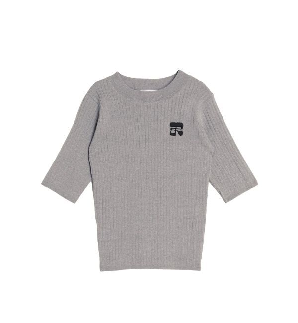 EVRIS「ロゴワンポイントニットトップス」|ニット・セーター|