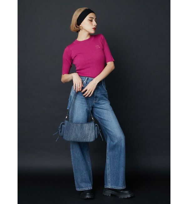 EVRIS「ロゴワンポイントニットトップス」|ニット・セーター|