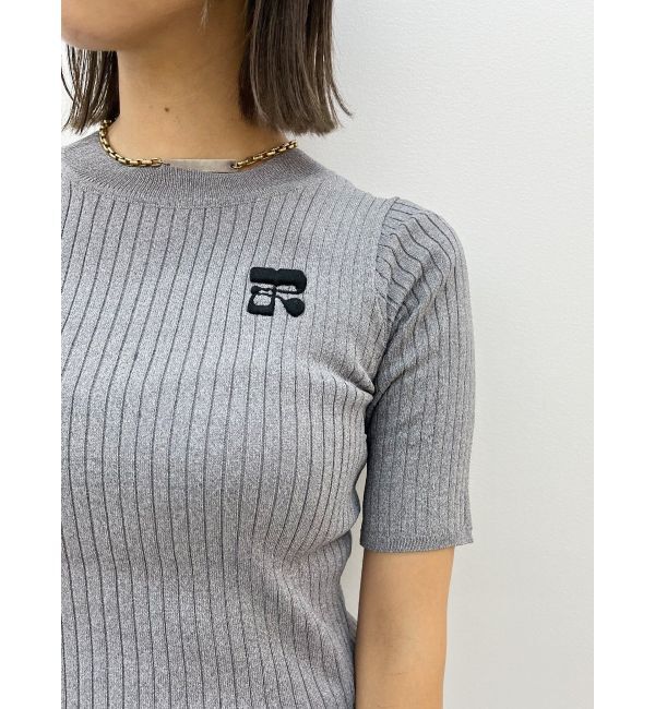 EVRIS「ロゴワンポイントニットトップス」|ニット・セーター|